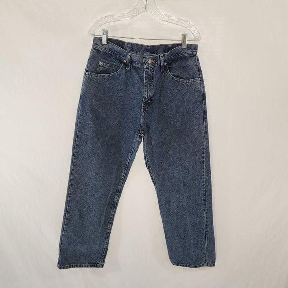 Vintage WRANGLER Mom High Rise Straight Leg Relaxed Fit Jeans Size 34X30 100% C - Picture 4 of 15